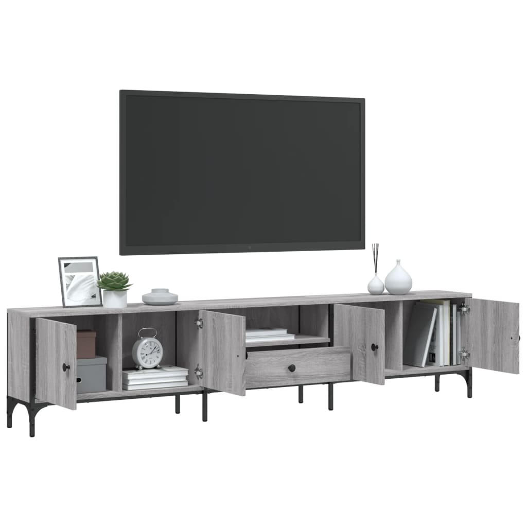 Mobile Tv Cassetto 200X25X44 Cm Legno Multistrato
