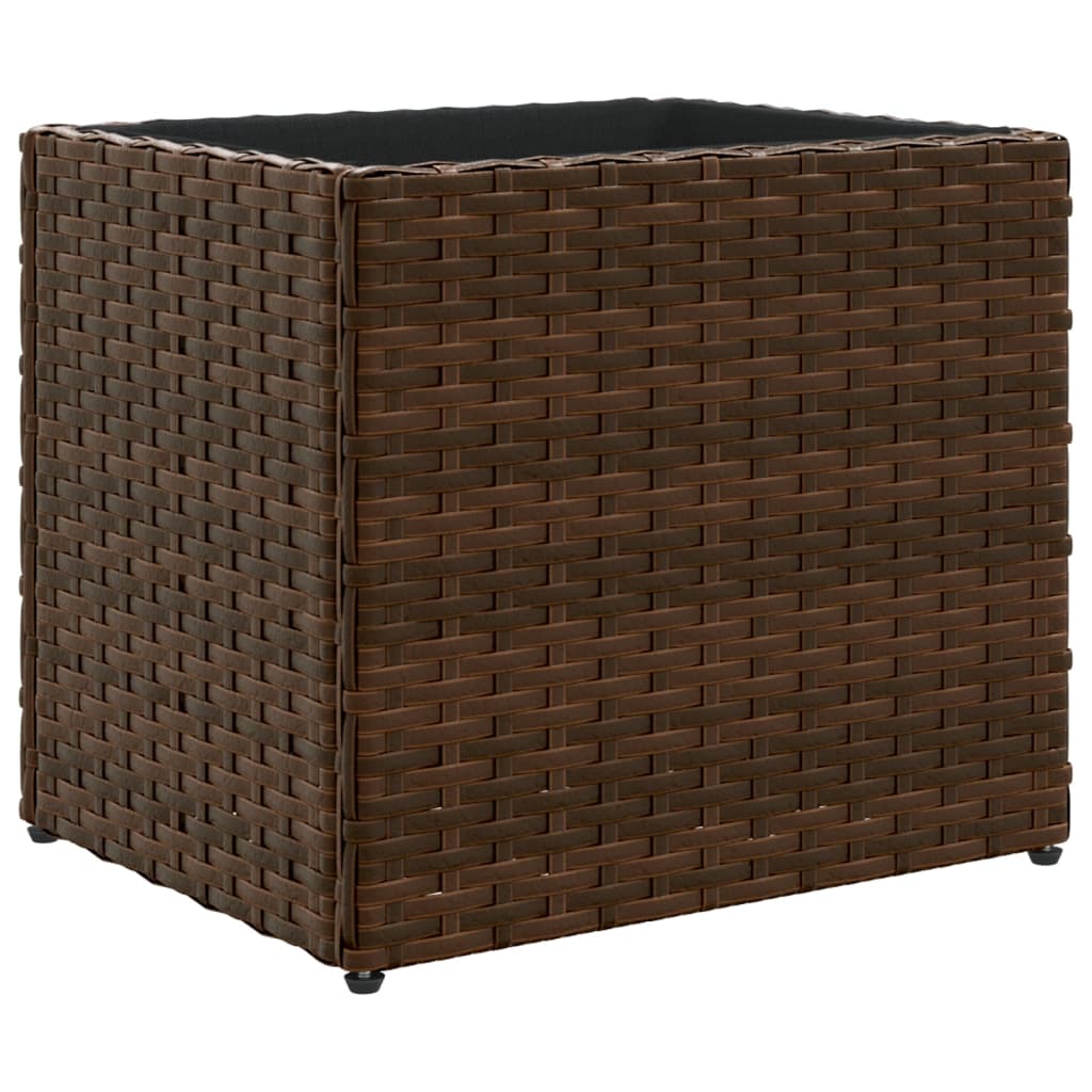 Fioriere Da Giardino 2 Pz In Polyrattan