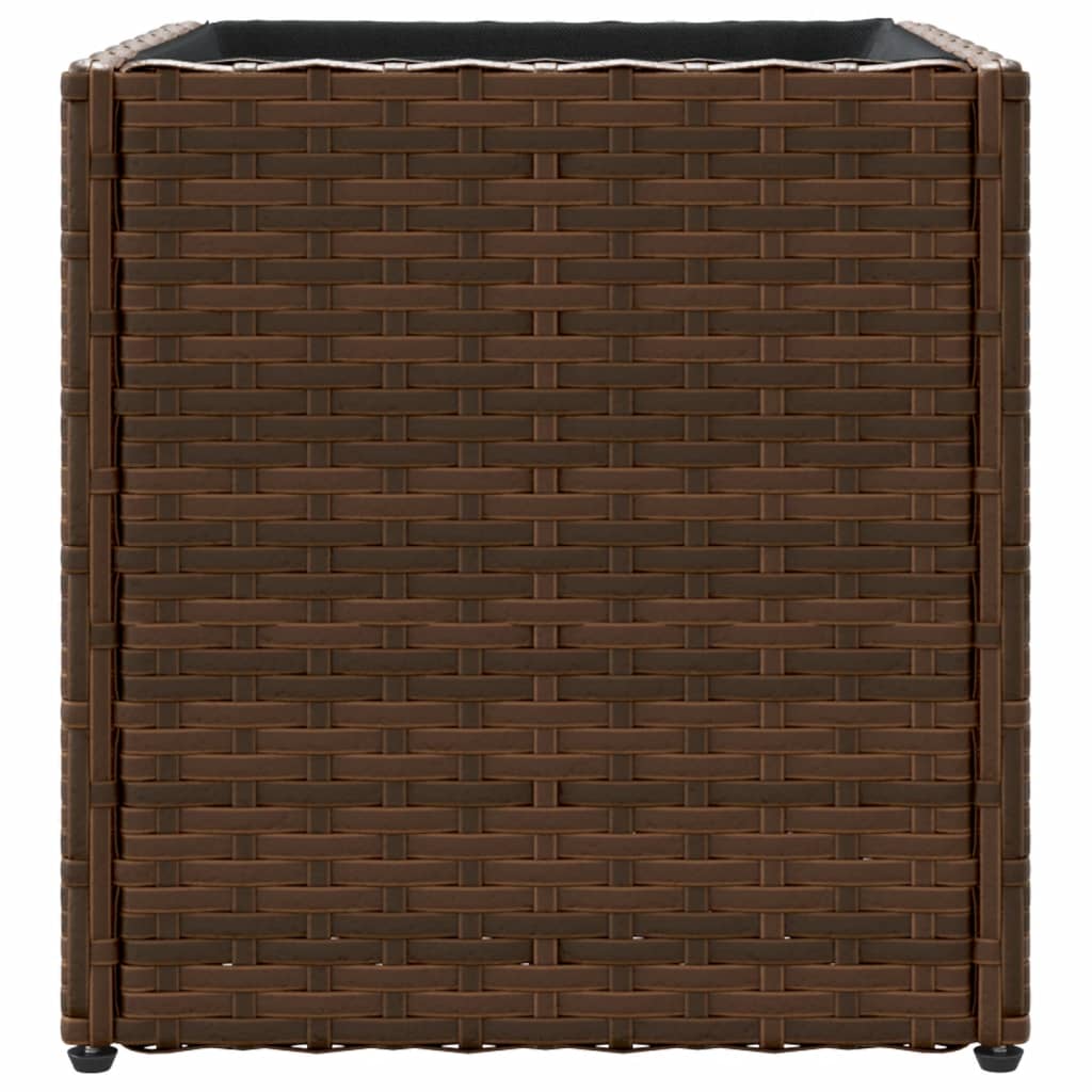 Fioriere Da Giardino 2 Pz In Polyrattan