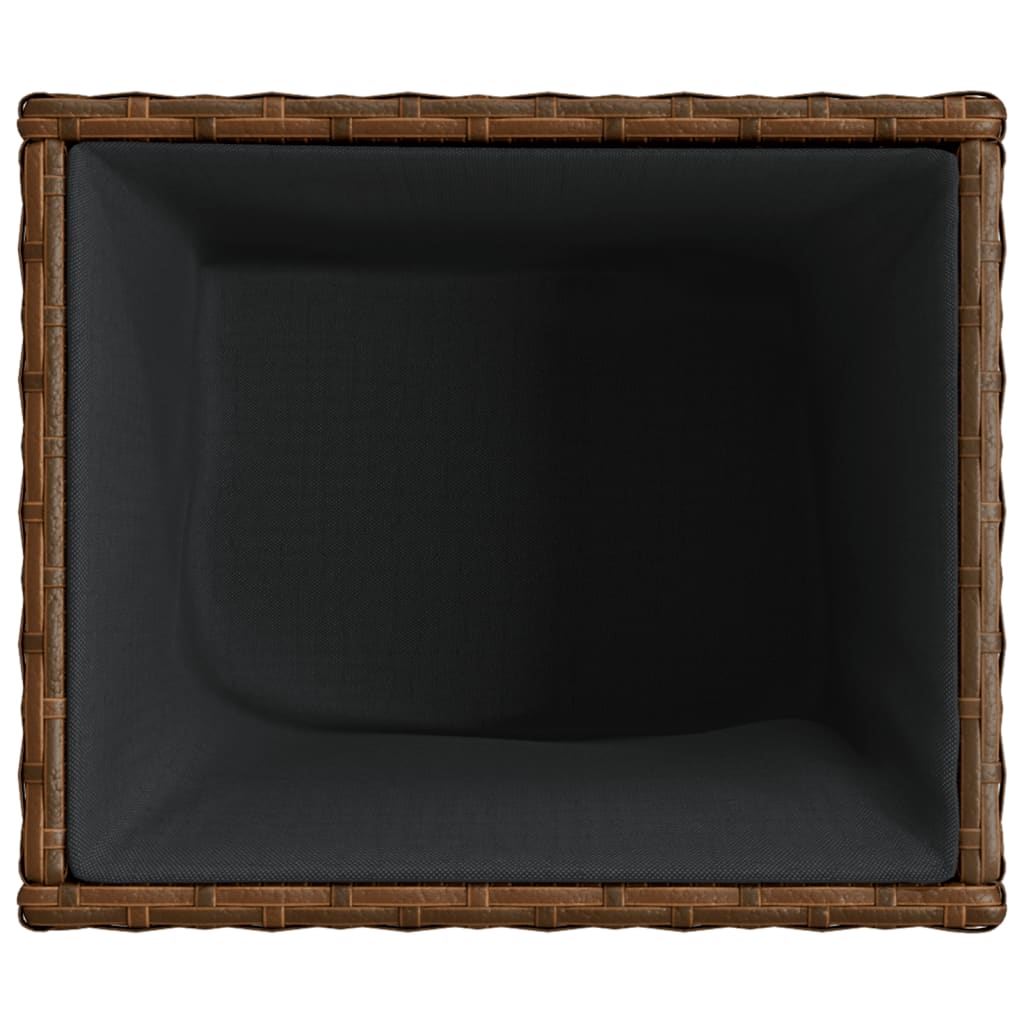 Fioriere Da Giardino 2 Pz In Polyrattan
