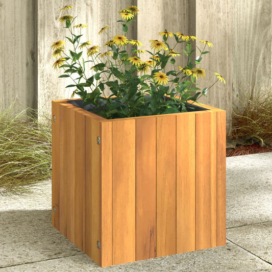 Fioriera Da Giardino In Legno Massello Di Acacia