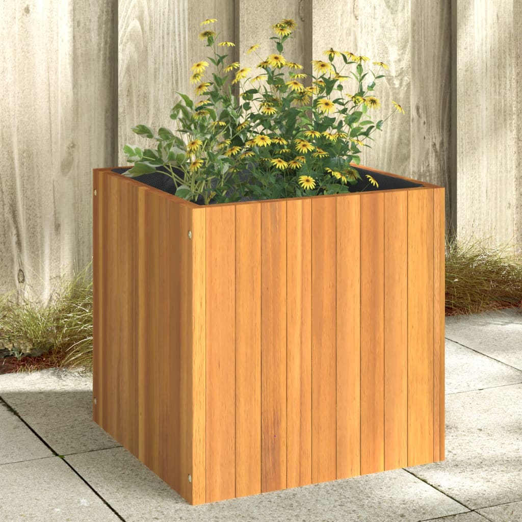 Fioriera Da Giardino In Legno Massello Di Acacia