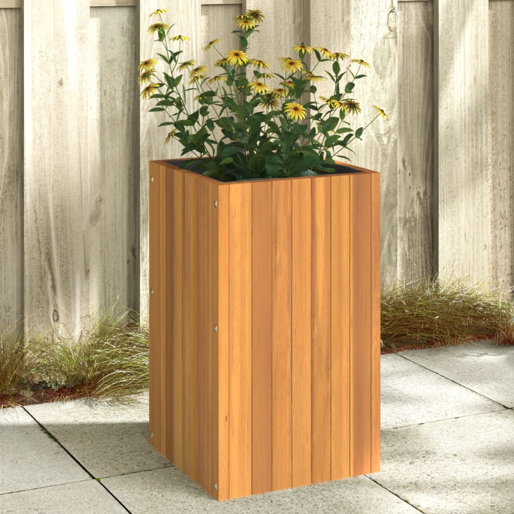 Fioriera Da Giardino In Legno Massello Di Acacia