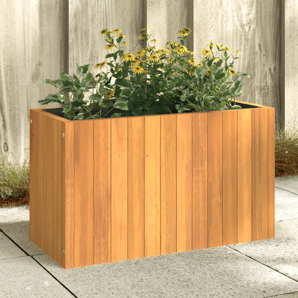 Fioriera Da Giardino In Legno Massello Di Acacia