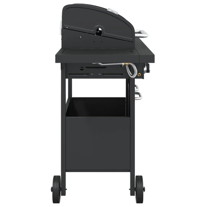 Griglia Barbecue A Gas Con 4 Bruciatori Nero In Acciaio
