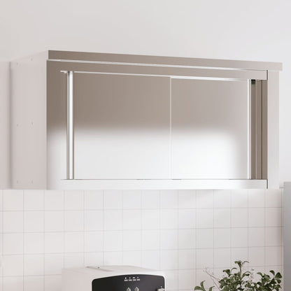 Mobile Cucina Da Parete Con Ripiani In Acciaio Inossidabile