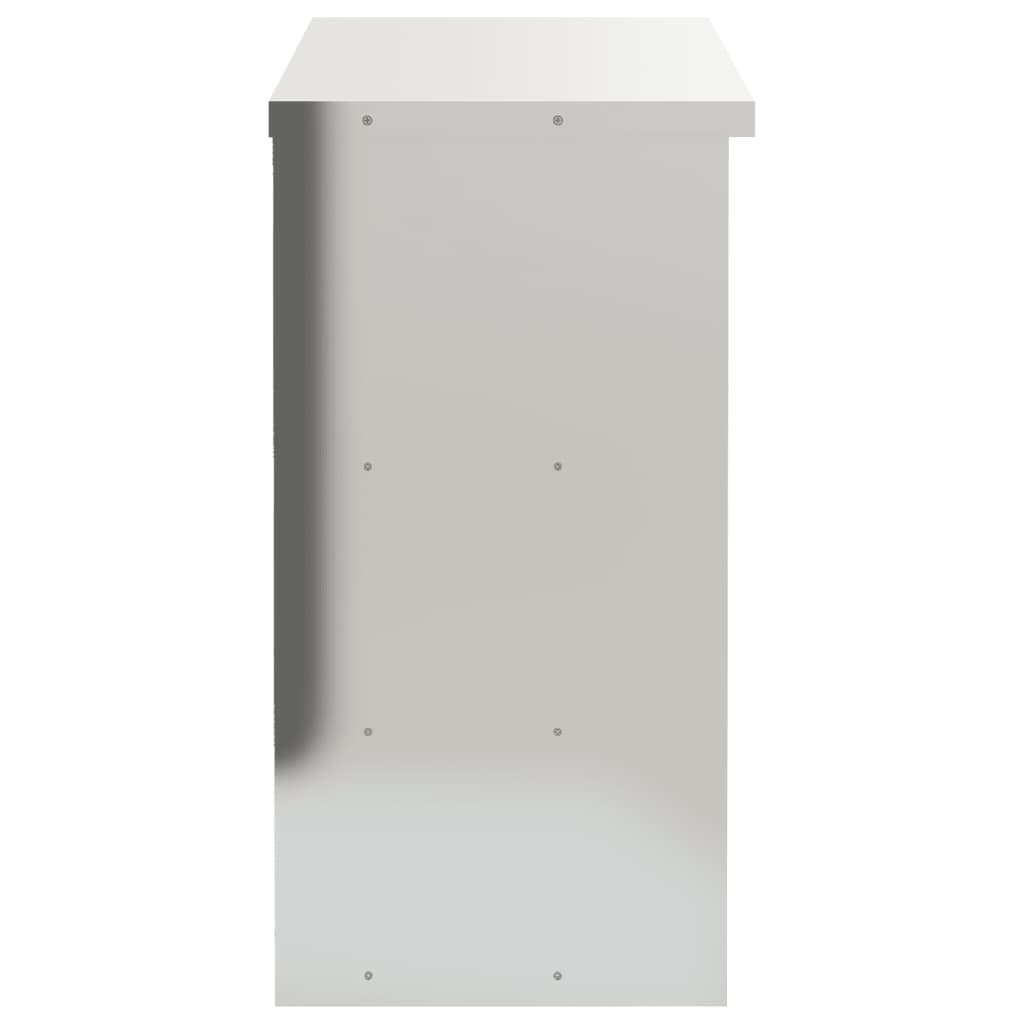 Mobile Cucina Da Parete Con Ripiani In Acciaio Inossidabile