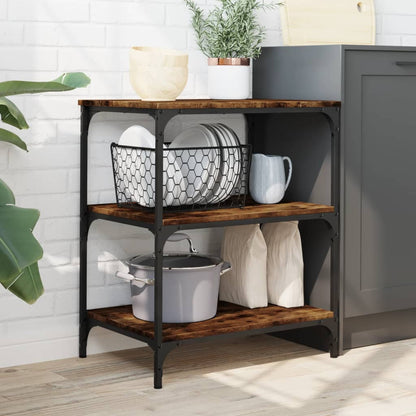 Carrello Da Cucina 60X41X76 Cm In Legno Multistrato