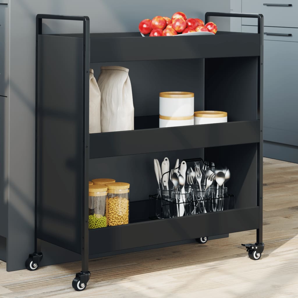 Carrello Da Cucina 70X30X82 Cm Legno Multistrato