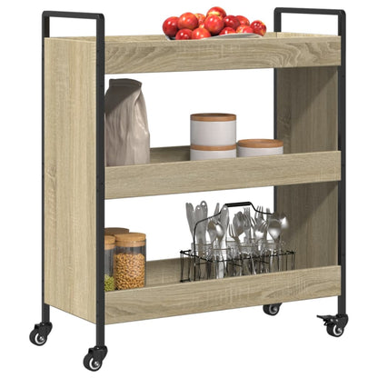 Carrello Da Cucina 70X30X82 Cm Legno Multistrato