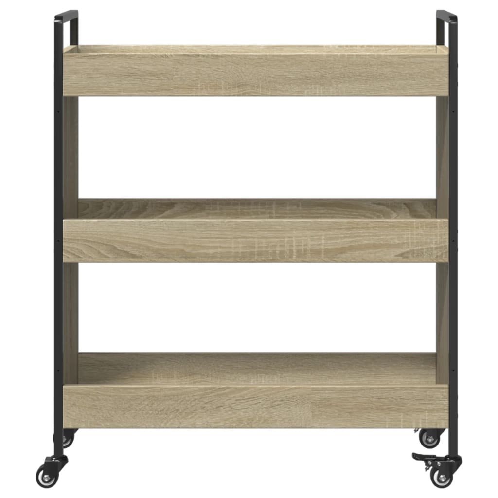 Carrello Da Cucina 70X30X82 Cm Legno Multistrato
