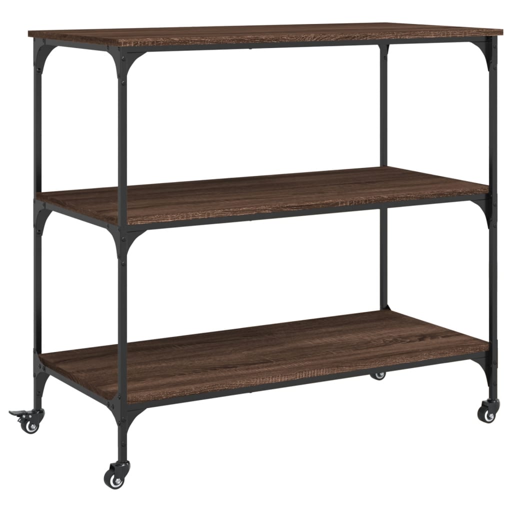Carrello Cucina 102X50X95 Cm Legno Multistrato
