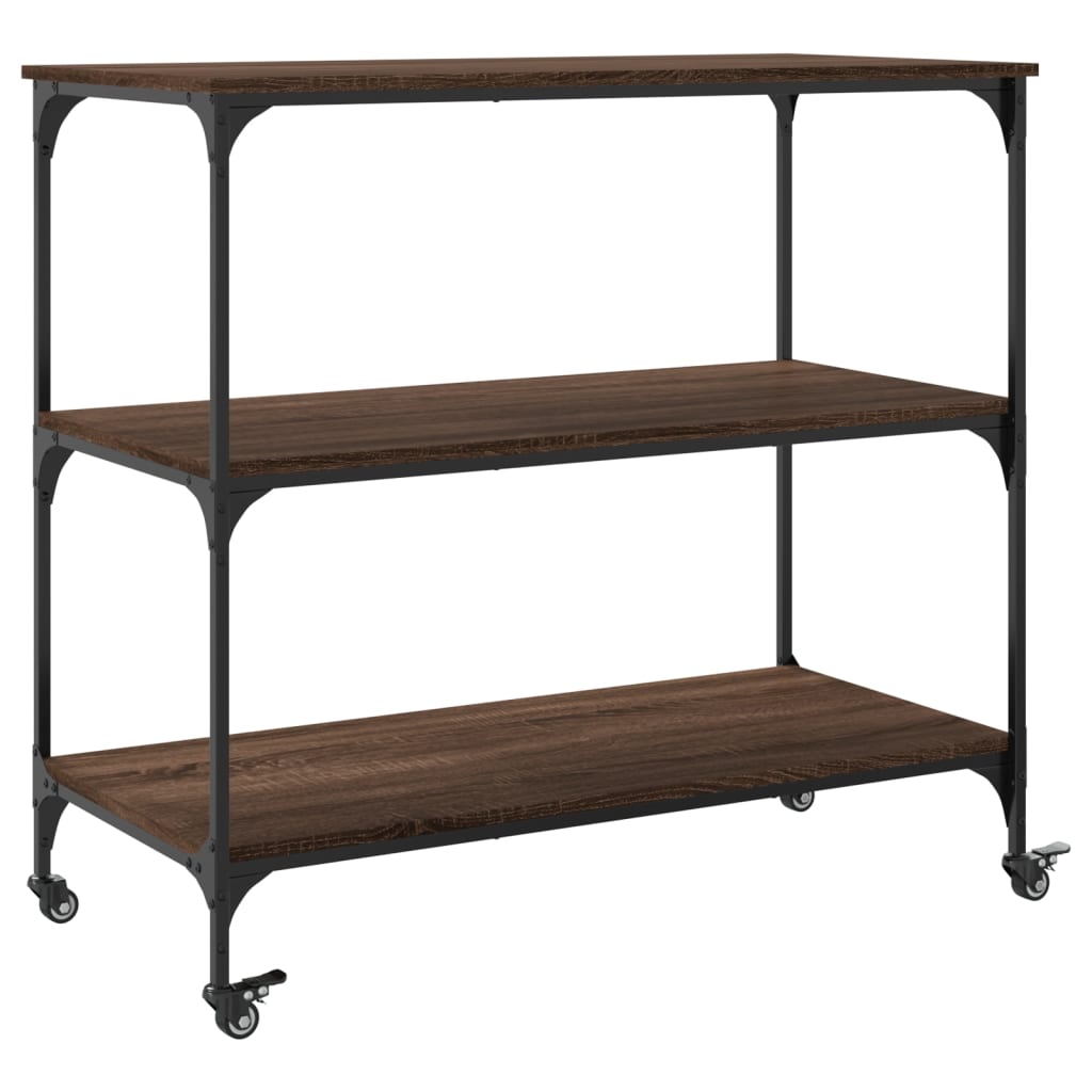 Carrello Cucina 102X50X95 Cm Legno Multistrato