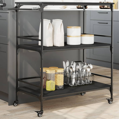 Carrello Cucina 100,5X50X105 Cm Legno Multistrato