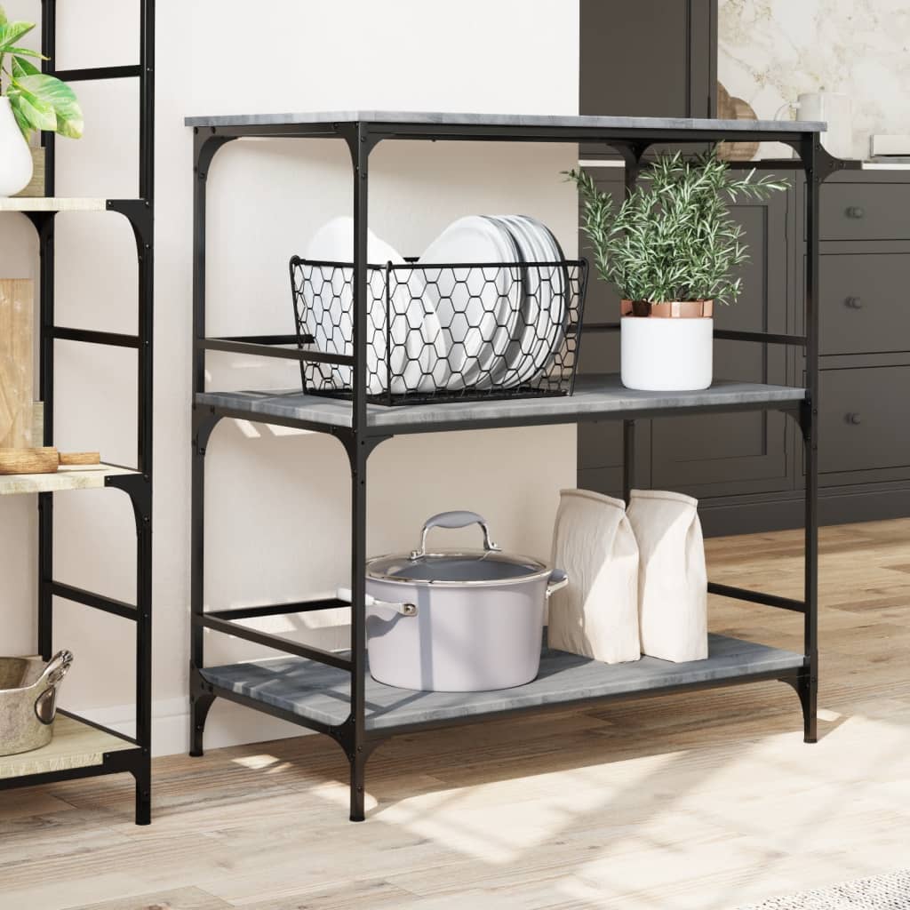 Carrello Cucina 100,5X50X105 Cm Legno Multistrato