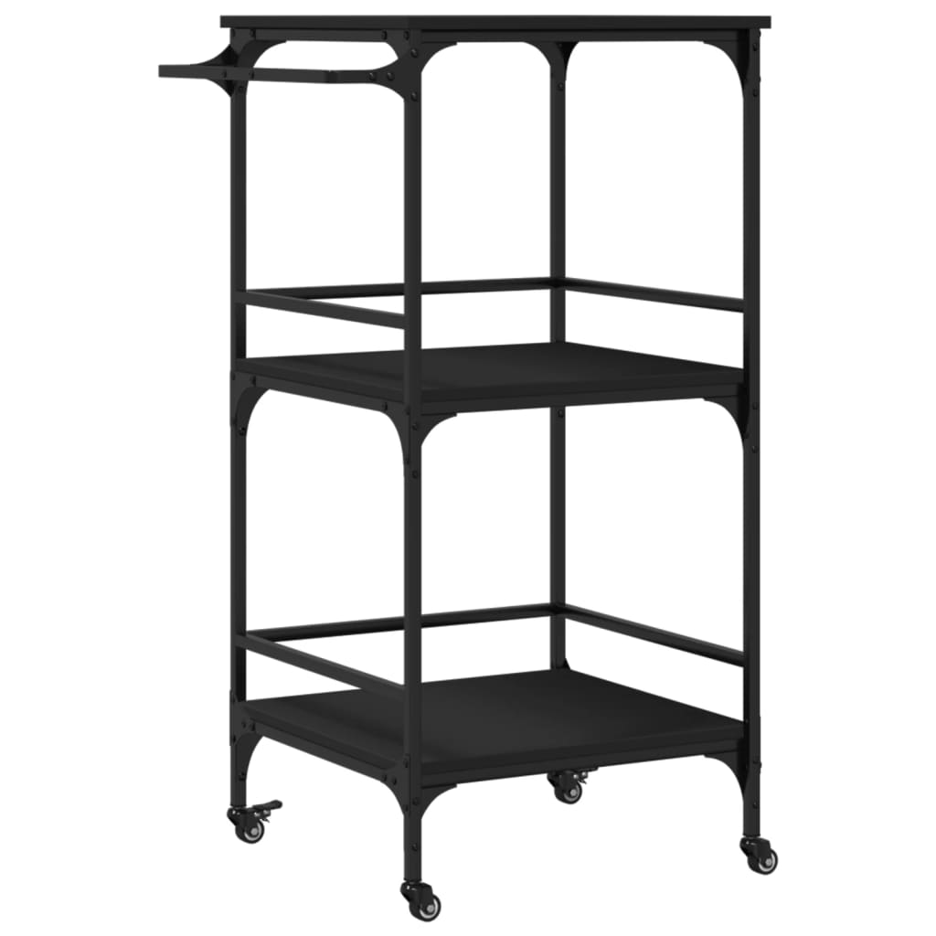 Carrello Da Cucina 60,5X50X105 Cm In Legno Multistrato