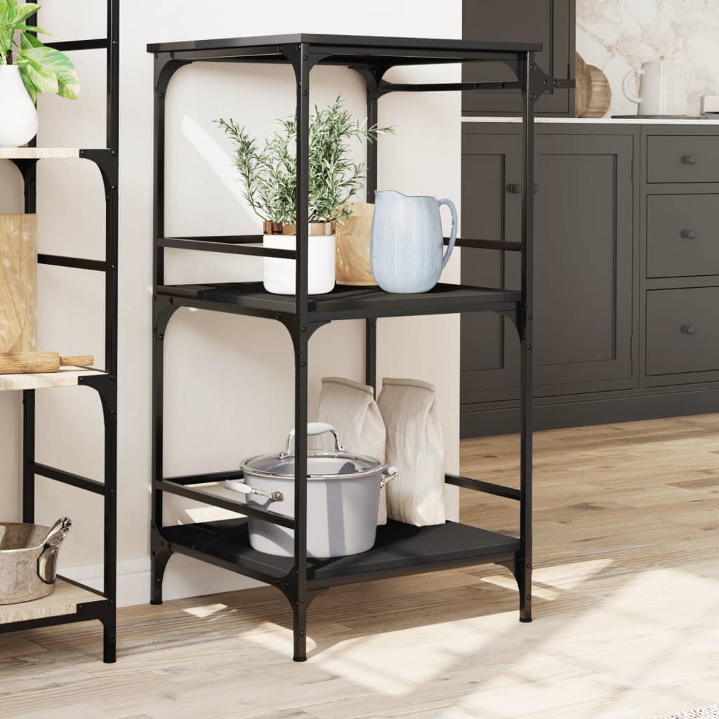Carrello Da Cucina 60,5X50X105 Cm In Legno Multistrato