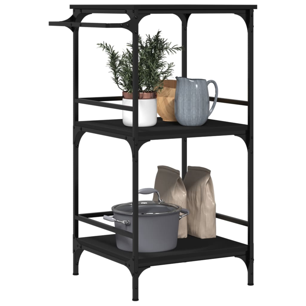 Carrello Da Cucina 60,5X50X105 Cm In Legno Multistrato