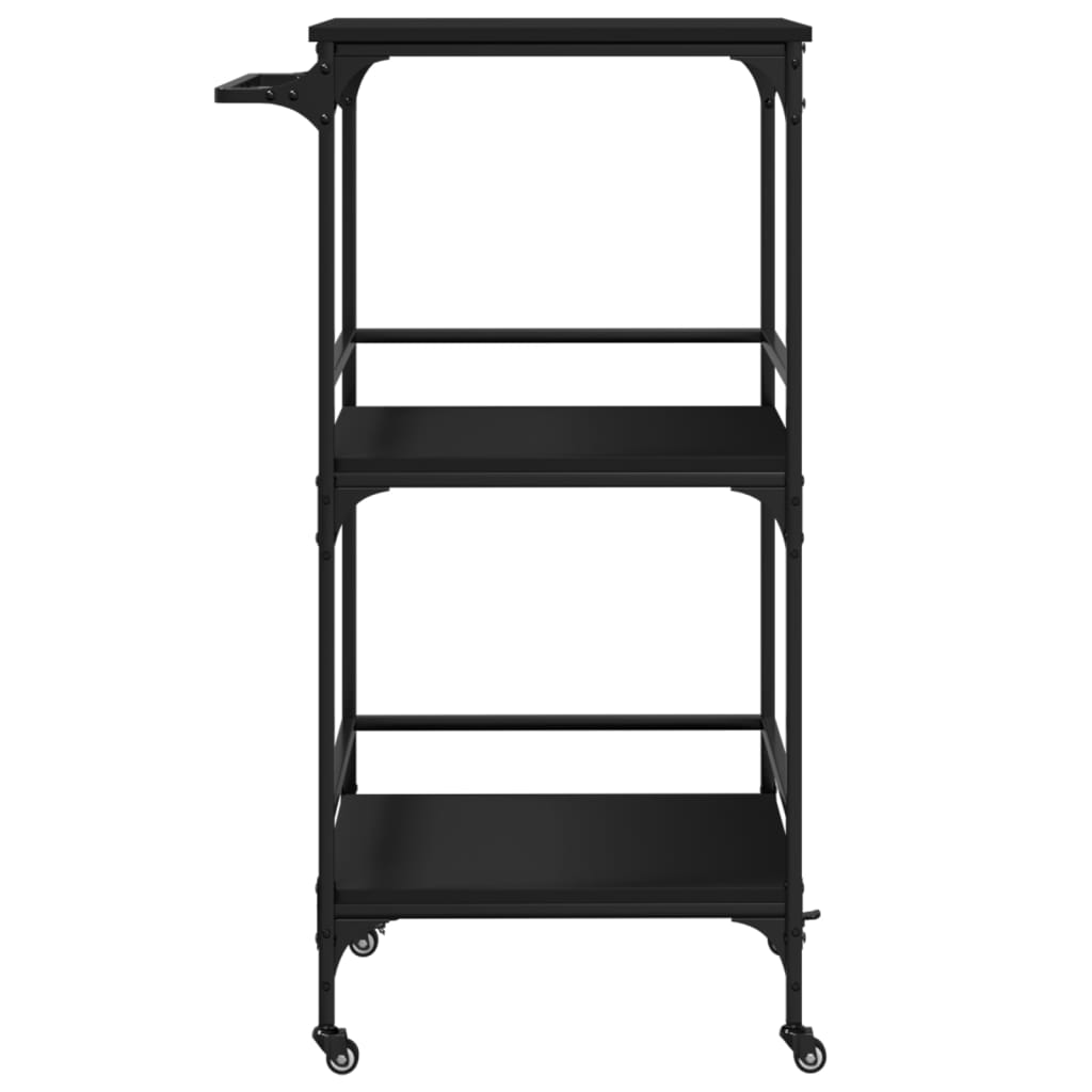 Carrello Da Cucina 60,5X50X105 Cm In Legno Multistrato