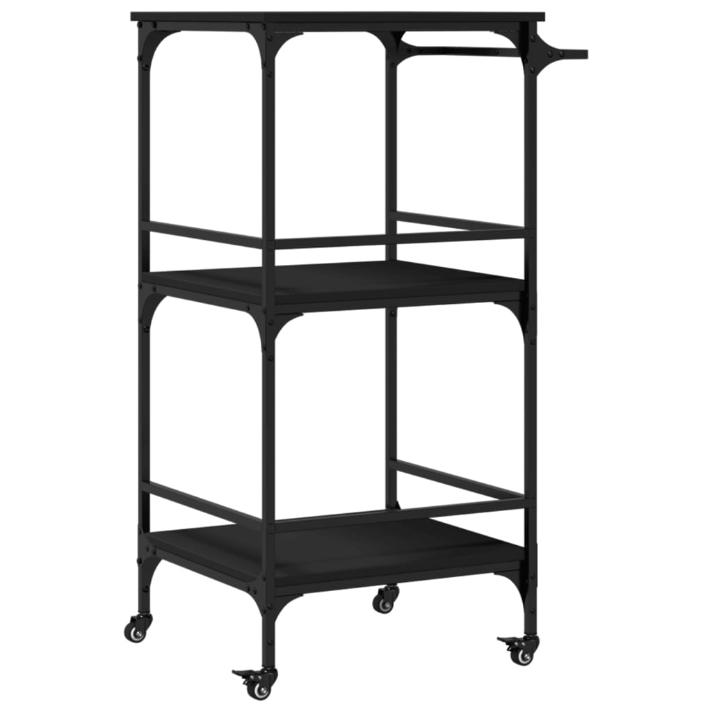 Carrello Da Cucina 60,5X50X105 Cm In Legno Multistrato