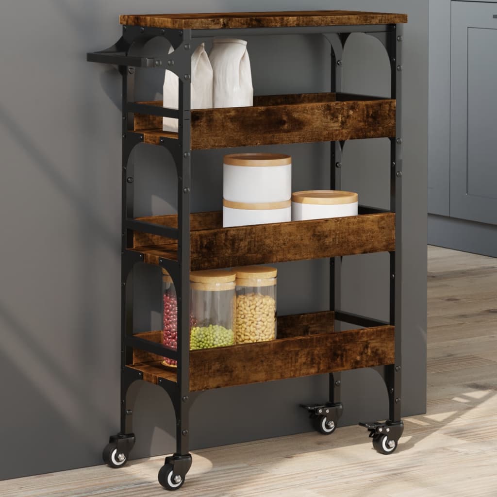 Carrello Cucina 53X20X76 Cm Legno Multistrato