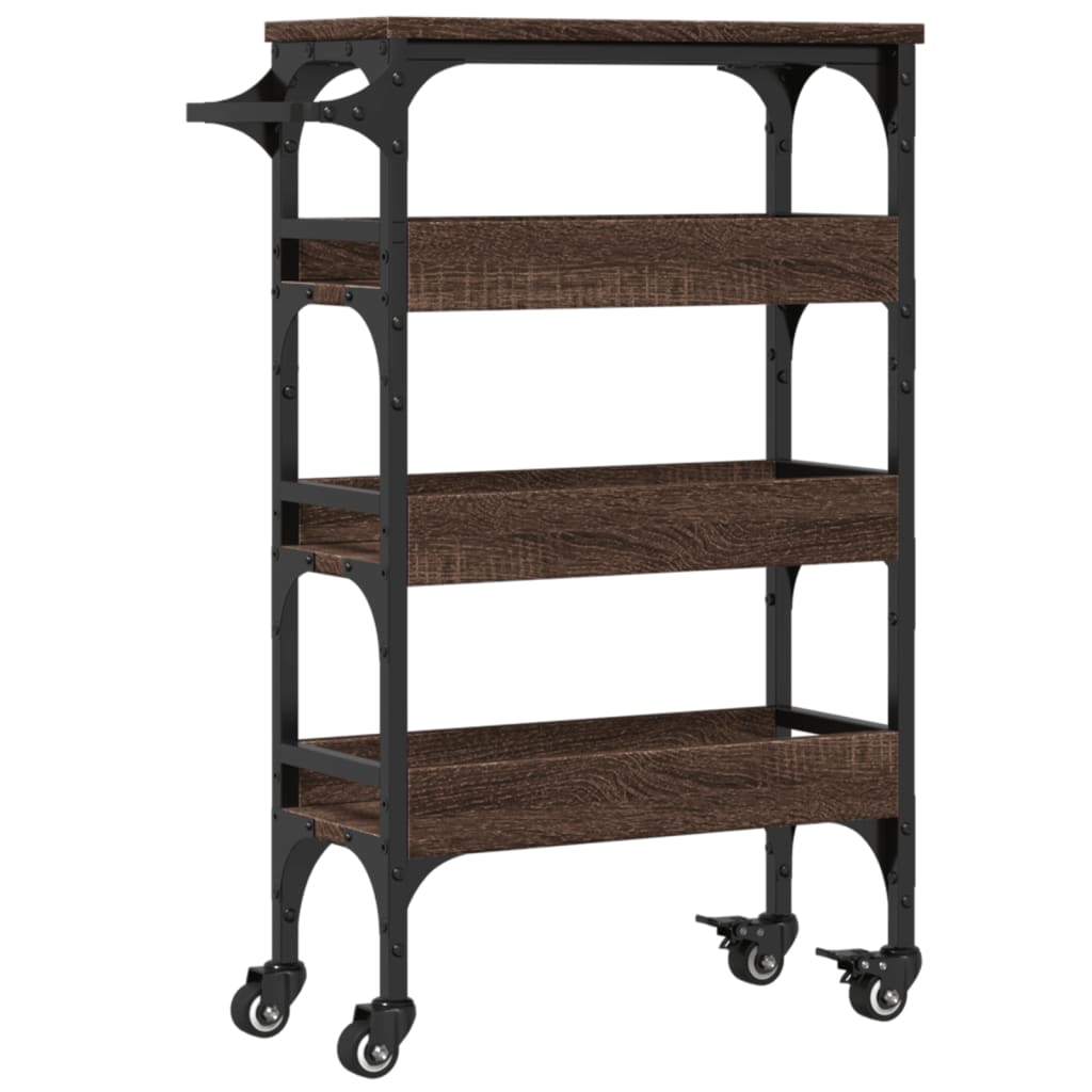 Carrello Cucina 53X20X76 Cm Legno Multistrato