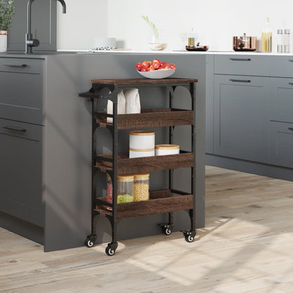 Carrello Cucina 53X20X76 Cm Legno Multistrato