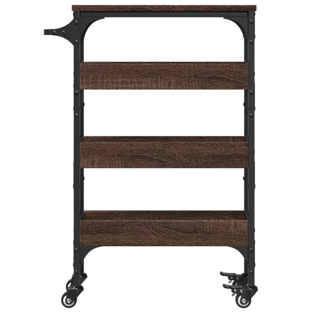 Carrello Cucina 53X20X76 Cm Legno Multistrato