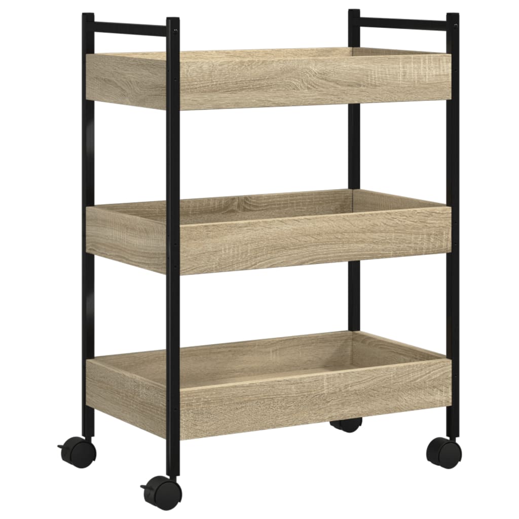 Carrello Da Cucina 50X30X70 Cm Legno Multistrato