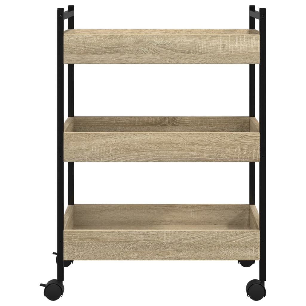 Carrello Da Cucina 50X30X70 Cm Legno Multistrato