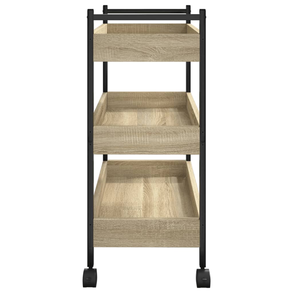 Carrello Da Cucina 50X30X70 Cm Legno Multistrato