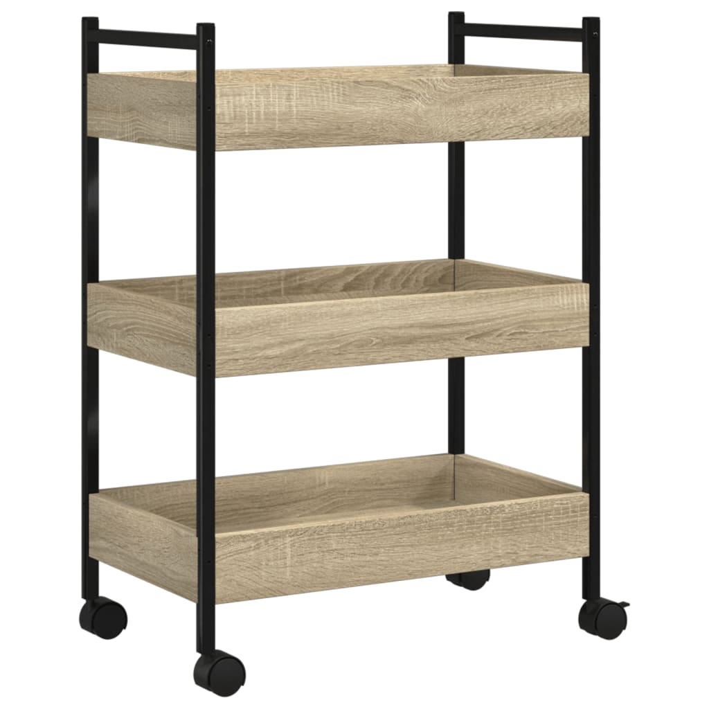 Carrello Da Cucina 50X30X70 Cm Legno Multistrato