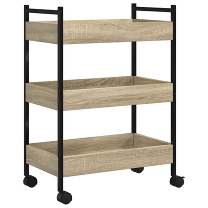 Carrello Da Cucina 50X30X70 Cm Legno Multistrato