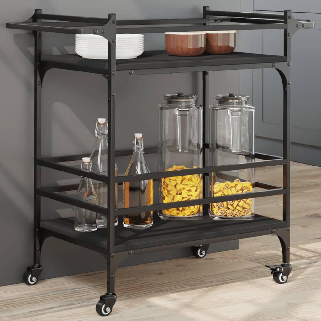 Carrello Cucina 82X40X78,5 Cm Legno Multistrato