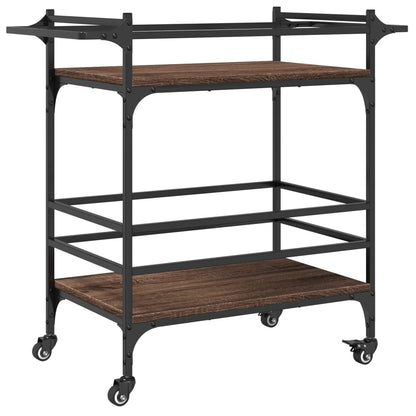 Carrello Cucina 82X40X78,5 Cm Legno Multistrato