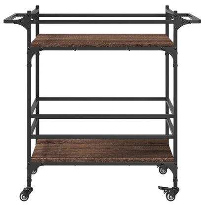 Carrello Cucina 82X40X78,5 Cm Legno Multistrato