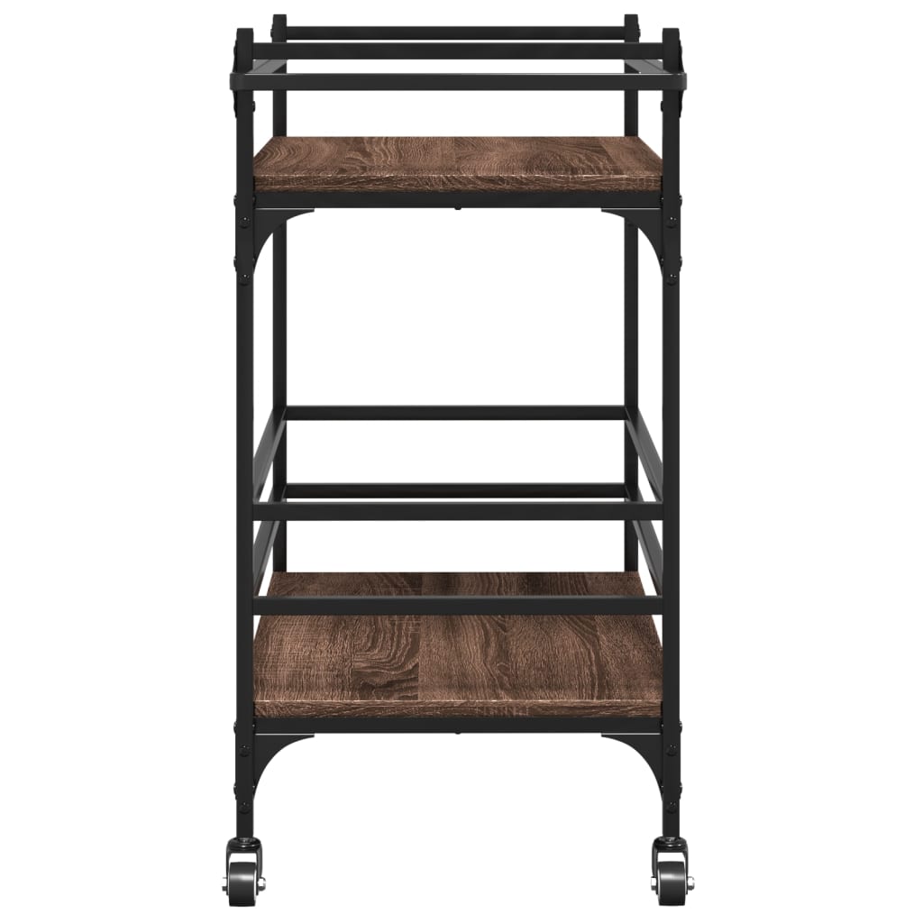 Carrello Cucina 82X40X78,5 Cm Legno Multistrato