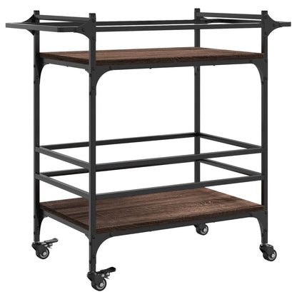 Carrello Cucina 82X40X78,5 Cm Legno Multistrato