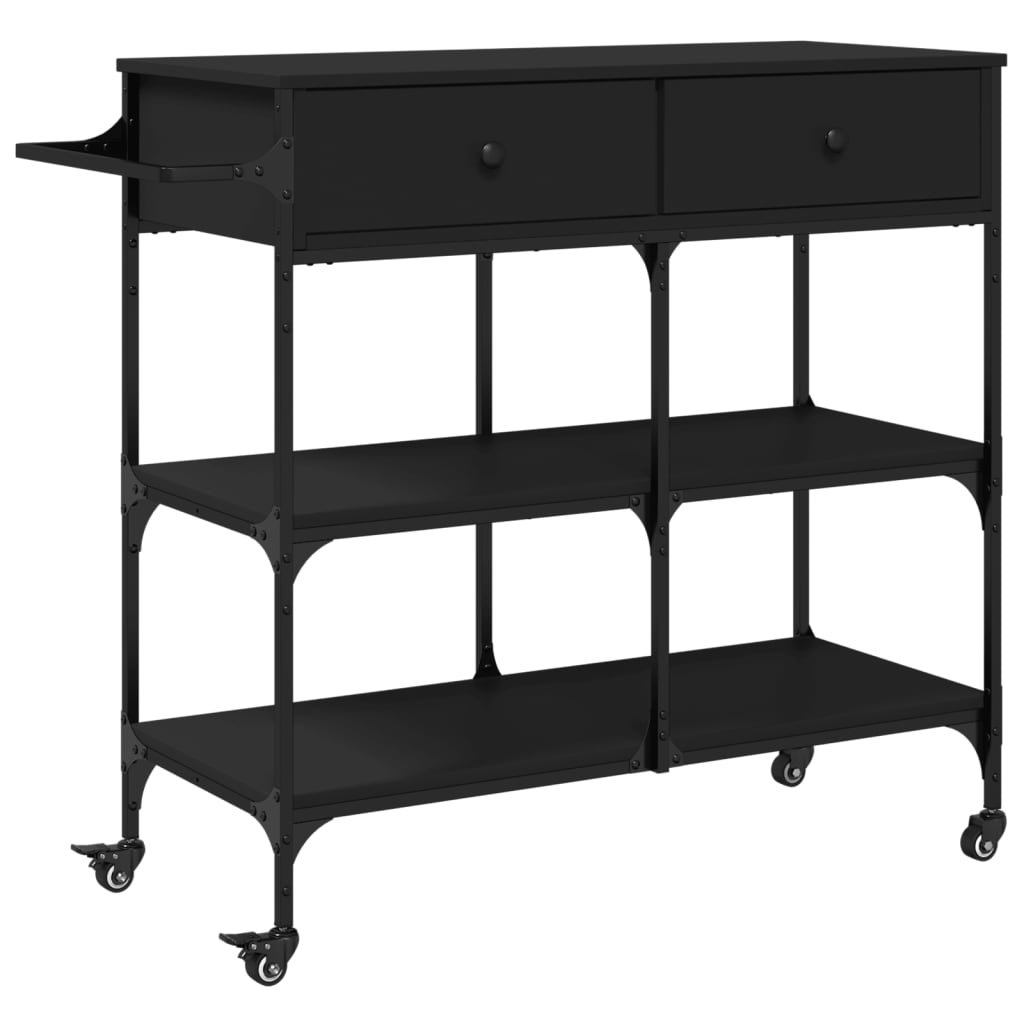 Carrello Da Cucina 105X42X95 Cm In Legno Multistrato