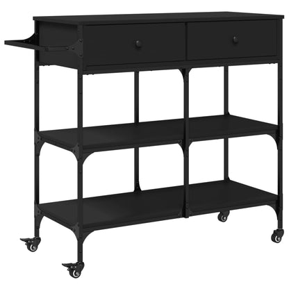 Carrello Da Cucina 105X42X95 Cm In Legno Multistrato
