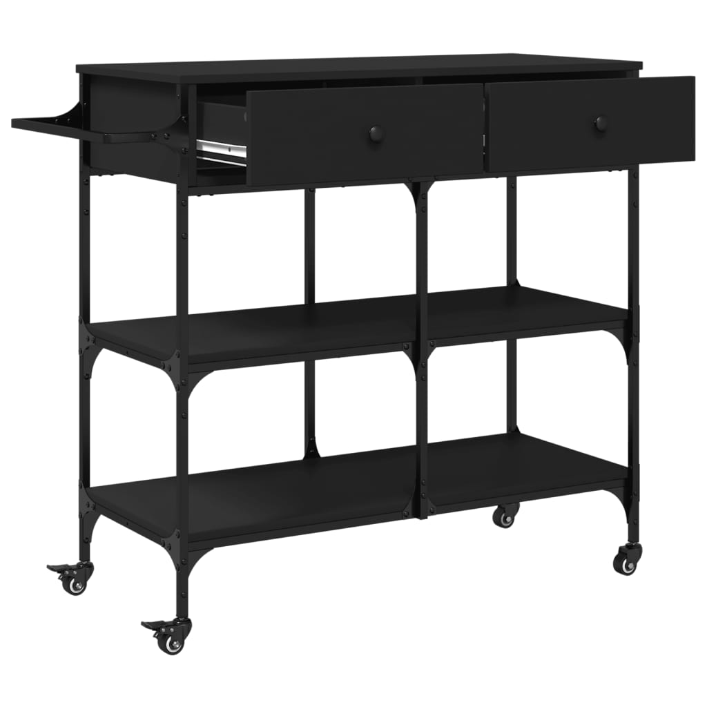 Carrello Da Cucina 105X42X95 Cm In Legno Multistrato