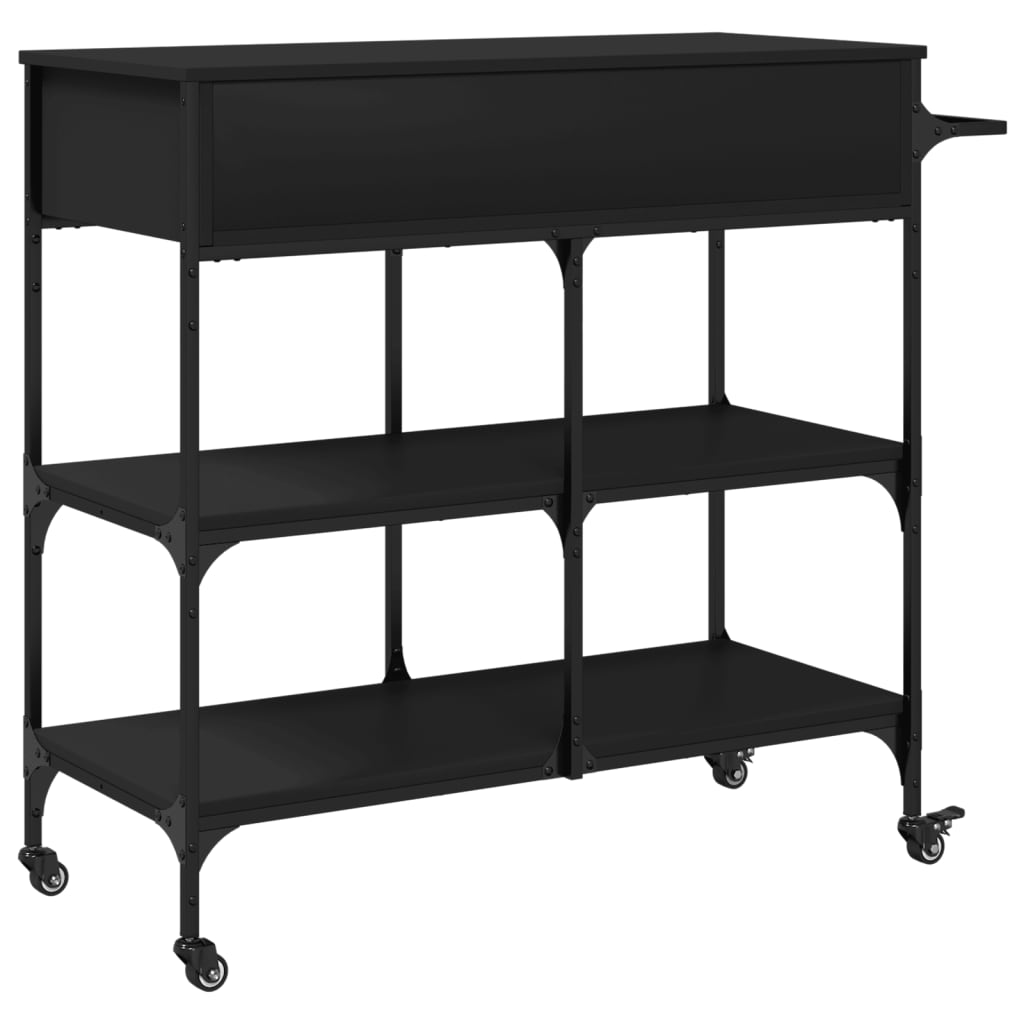 Carrello Da Cucina 105X42X95 Cm In Legno Multistrato