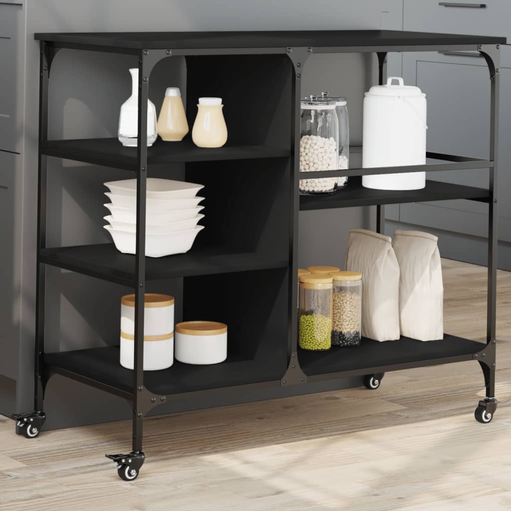 Carrello Da Cucina 100X45X89,5 Cm Legno Multistrato