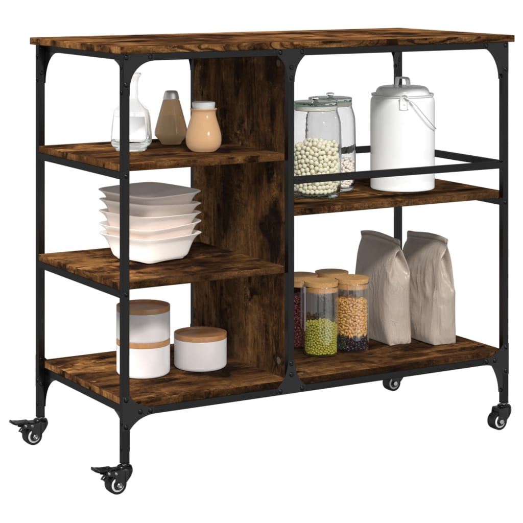 Carrello Da Cucina 100X45X89,5 Cm Legno Multistrato