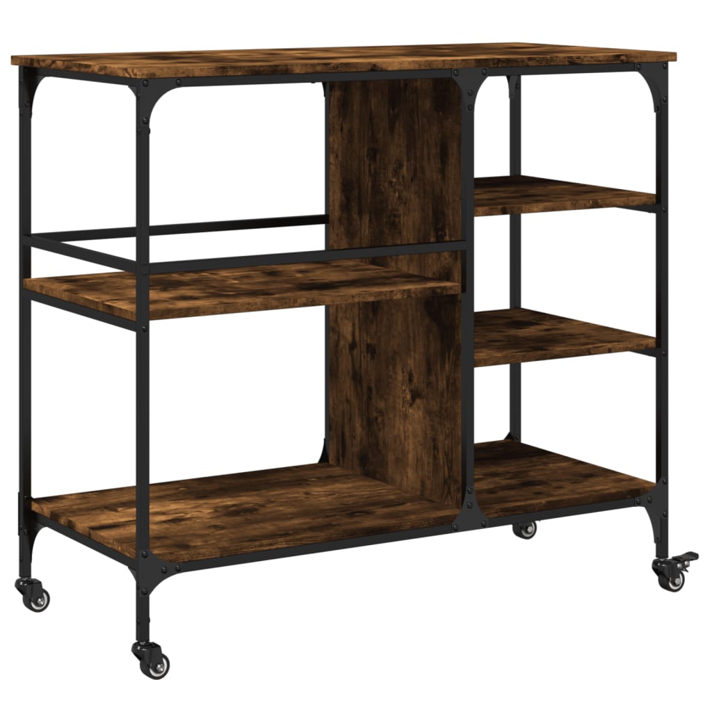 Carrello Da Cucina 100X45X89,5 Cm Legno Multistrato