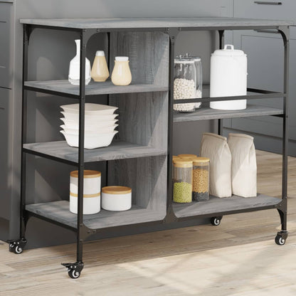 Carrello Da Cucina 100X45X89,5 Cm Legno Multistrato