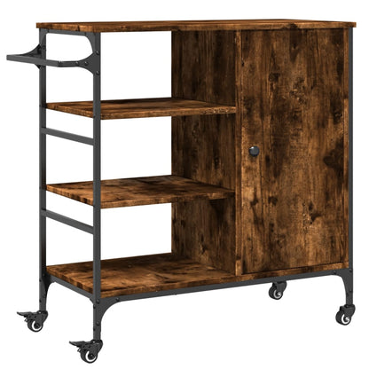 Carrello Cucina 87,5X38,5X84,5 Cm Legno Multistrato