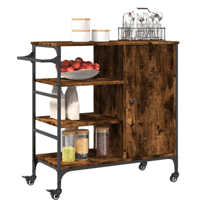 Carrello Cucina 87,5X38,5X84,5 Cm Legno Multistrato