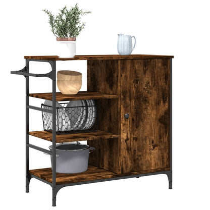 Carrello Cucina 87,5X38,5X84,5 Cm Legno Multistrato