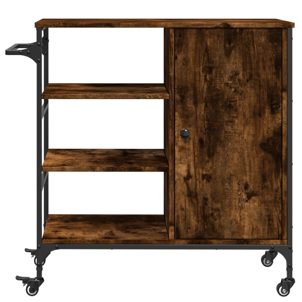 Carrello Cucina 87,5X38,5X84,5 Cm Legno Multistrato
